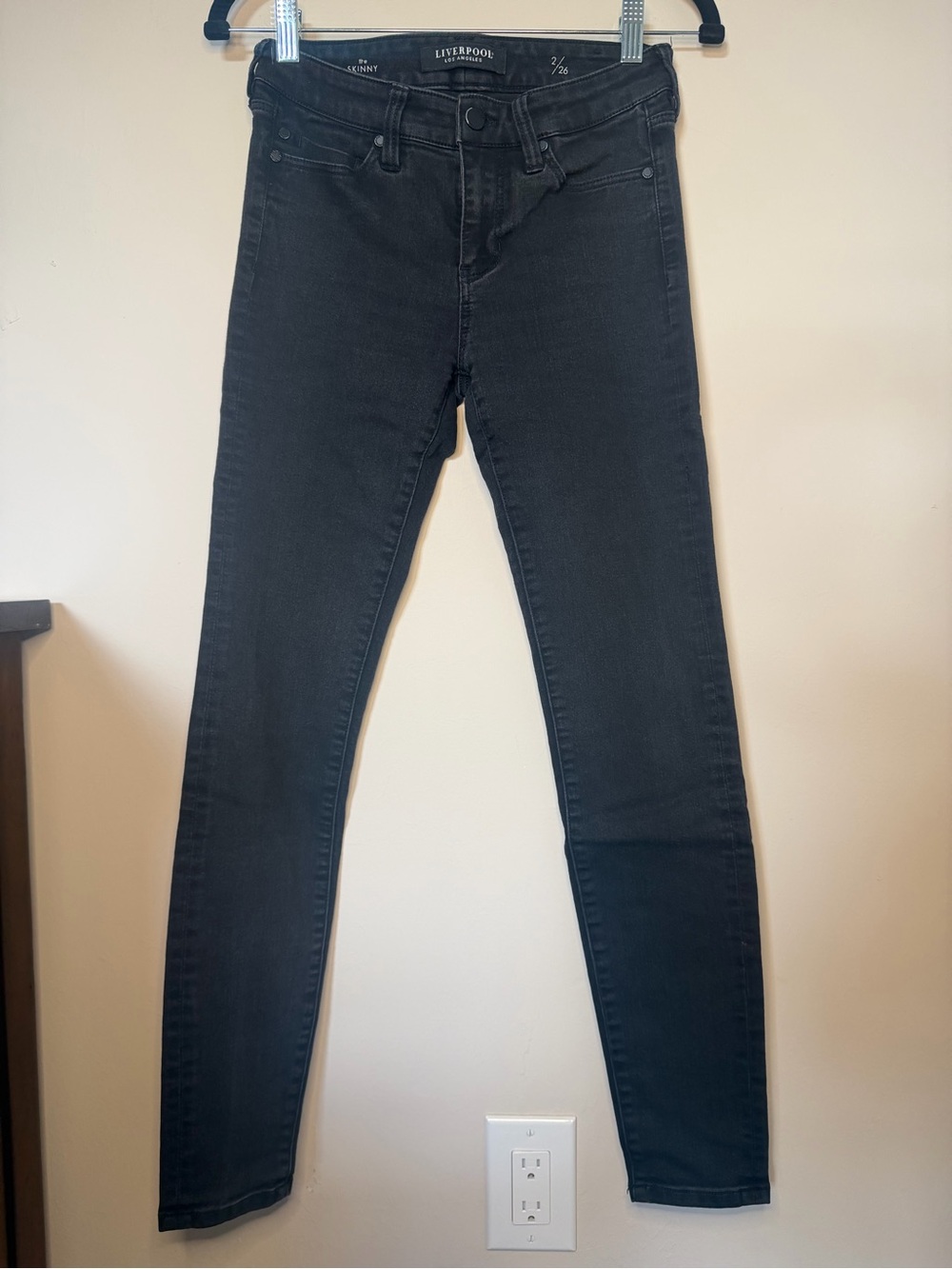 Liverpool Jeans Company Black High-Rise Skinny Jeans